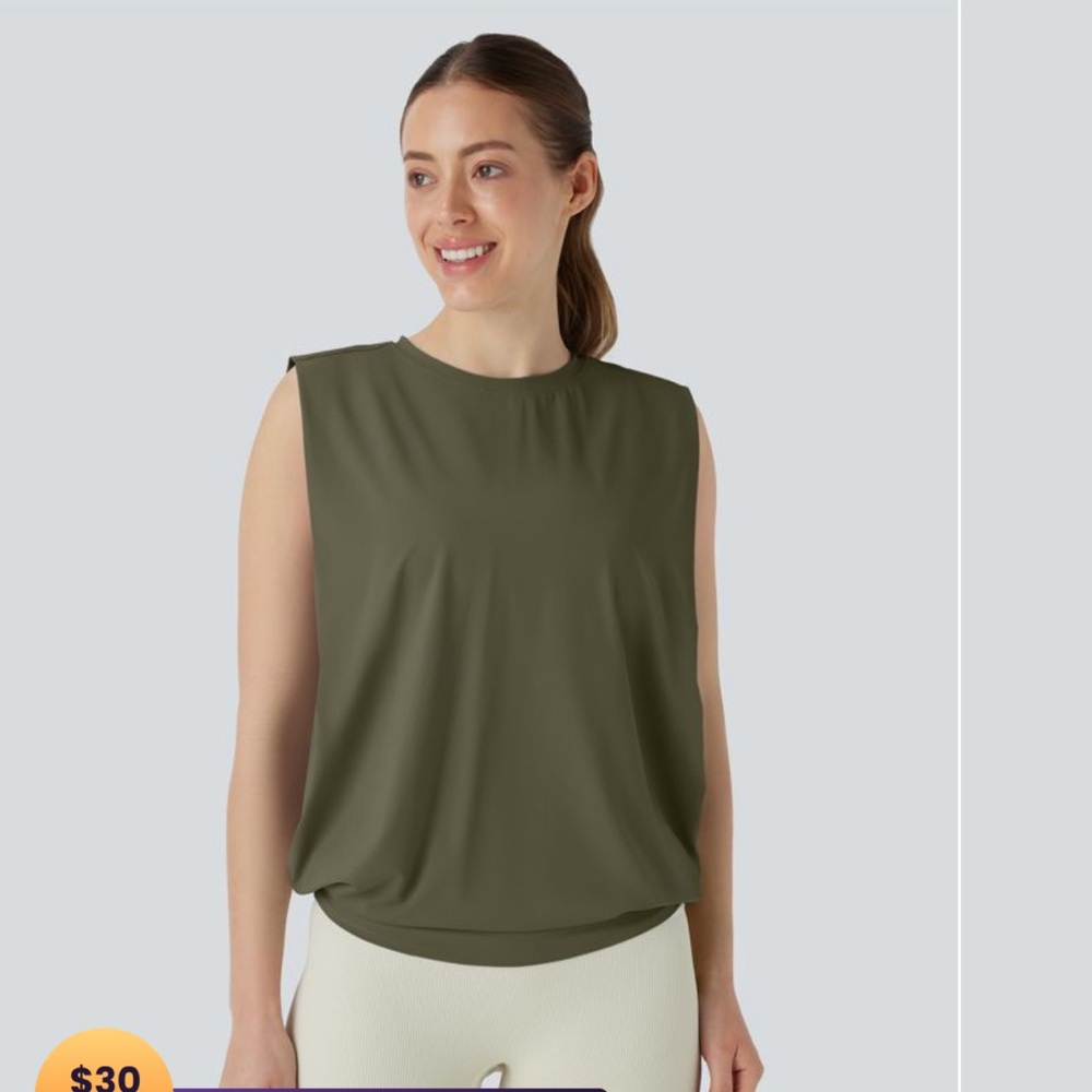 HALARA Olive Muscle Tee